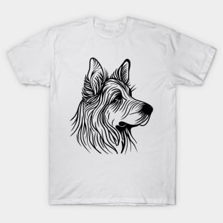 German shepherd head T-Shirt